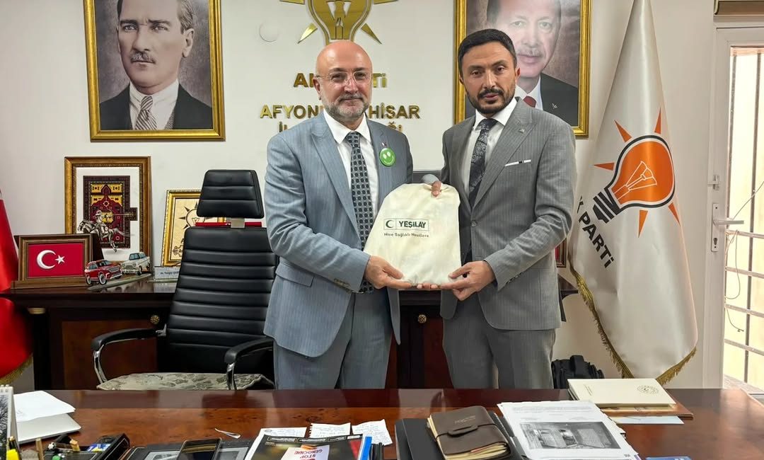 Bağımlılıkla Mücadele İçin Önemli Görüşme Yeşilay Afyonkarahisar Şube Başkanı Arif