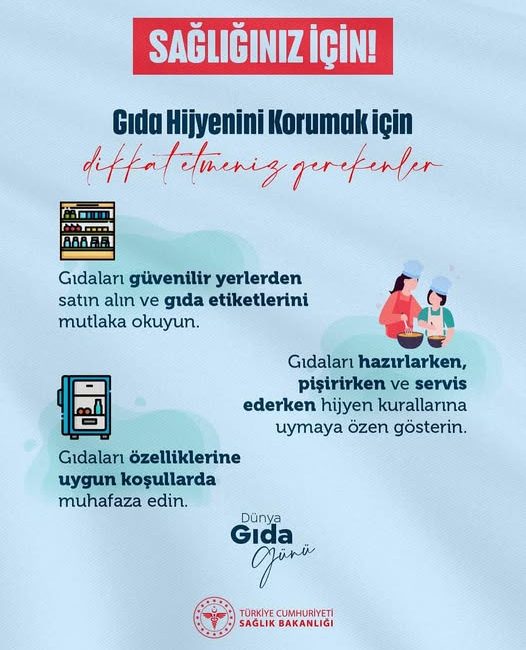 Afyonkarahisar Sağlık Müdürlüğü’nden Gıda Güvenliği Açıklaması Afyonkarahisar Sağlık Müdürlüğü, Dünya