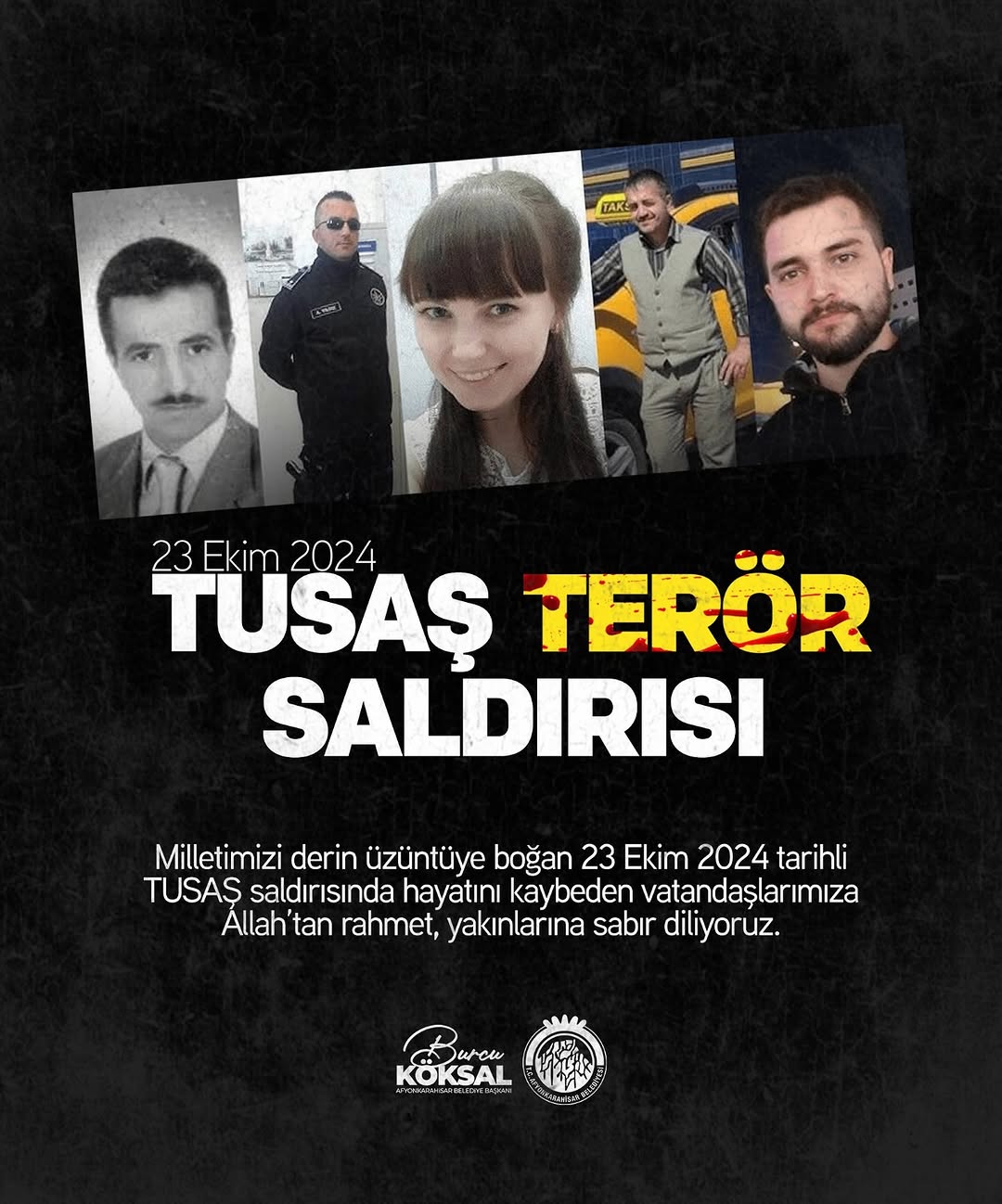 TUSAŞ Saldırısında Hayatını Kaybedenler Unutulmadı Bir yıl önce Türk Havacılık