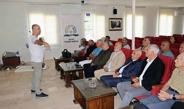 ATB hizmet binasında yapılan programa, ATB yöneticileri, Antakya Ziraat Odası