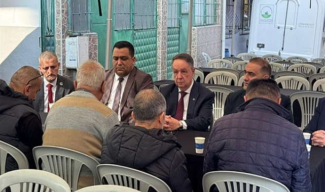 Bursa’daki taziye ziyaretinde Alfatlı’ya BBP Bursa İl Başkanı Oğuz Han,