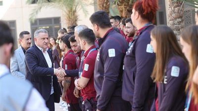 Bakanlıktan yapılan açıklamaya göre, Gençlik ve Spor Bakanı Bak, 6.