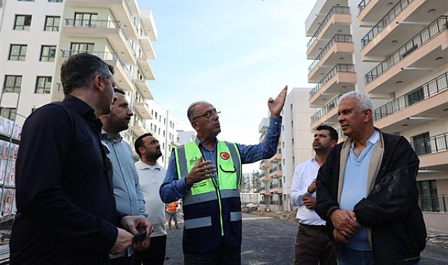 Başkan Yapar, incelemeleri sırasında yetkililerden bilgi alarak projelerin son durumu