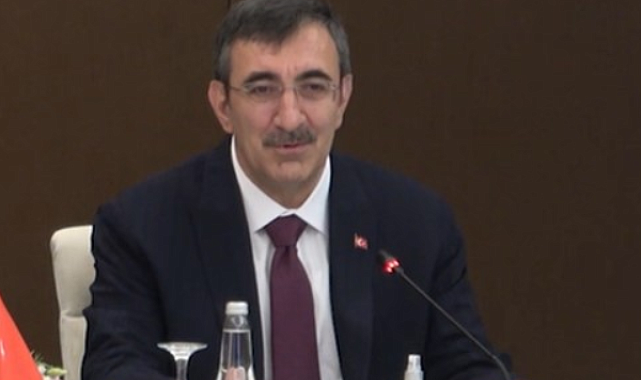 Cumhurbaşkanı Yardımcısı Cevdet Yılmaz, Kırgızistan Bakanlar Kurulu Başkan Yardımcısı Edil Baysalov