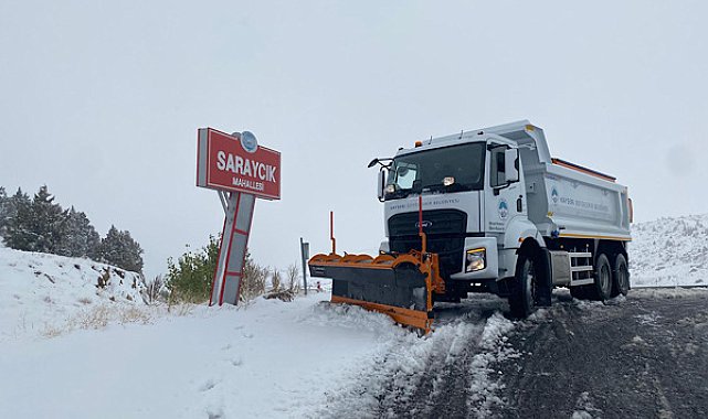 Kayseri Büyükşehir Belediyesi, 2025-2026 kış sezonu için kırsal bölgelerde 79