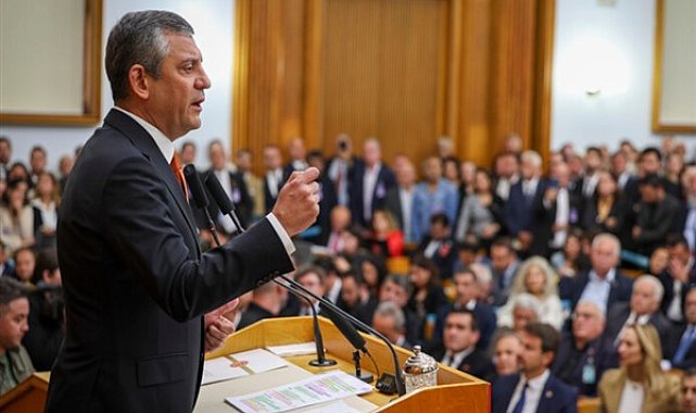 CHP Genel Başkanı Özel’in konuşmasından bazı satır başları şöyle:”Değerli konuklarımız,