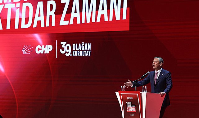 Cumhuriyet Halk Partisi (CHP) Genel Başkanı Özgür Özel, partisinin 39.