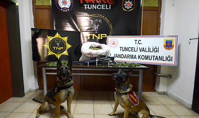 Tunceli İl Emniyet Müdürlüğü Narkotik Suçlarla Mücadele Şube Müdürlüğü ekiplerince,