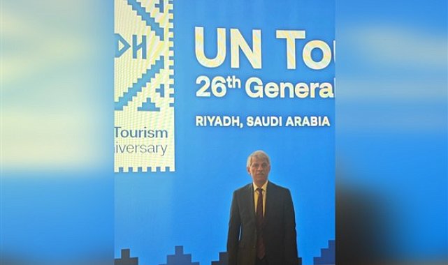 Suudi Arabistan’ın başkenti Riyad’da gerçekleştirilen BM Turizm Genel Kurulu’na, Türkiye