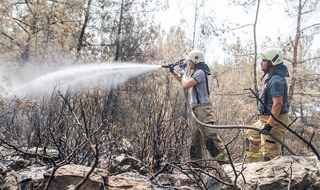 Yangın çıkış nedenlerinde ilk sırayı sigara ve kibrit aldı. Toplam