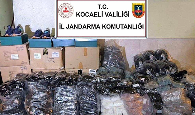 Kocaeli İl Jandarma Komutanlığı tarafından kaçakçılık suçlarıyla mücadele kapsamında yürütülen