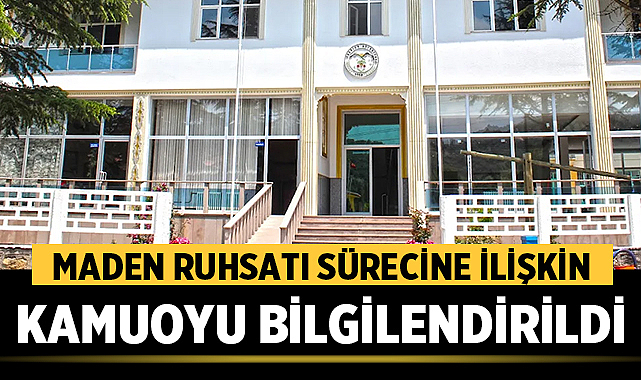 Taşoluk Belediyesi maden ruhsatı tartışmalarına ilişkin süreci kamuoyuna aktardıTaşoluk’ta son