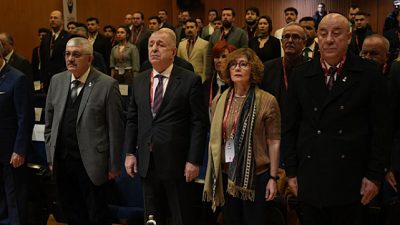 Zafer Partisi Genel Başkanı Prof. Dr. Ümit Özdağ, partisinin düzenlediği