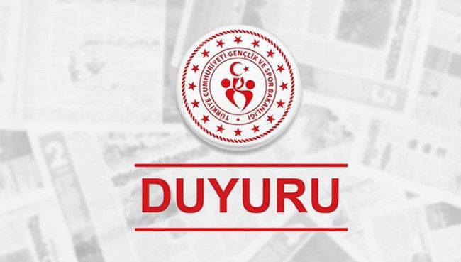   Spor kulüplerinin, 01.01.2025–31.12.2025 tarihlerini kapsayan yıllık beyannamelerini e-Devlet üzerinden
