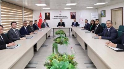 Afyonkarahisar Valisi Dr. Naci Aktaş, İl Tarım ve Orman Müdürlüğünü