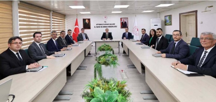Afyonkarahisar Valisi Dr. Naci Aktaş, İl Tarım ve Orman Müdürlüğünü