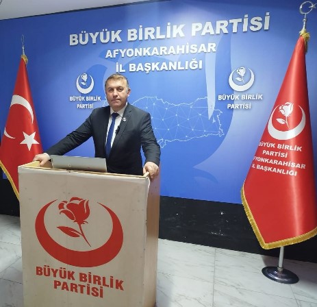 Büyük Birlik Partisi Afyonkarahisar İl Başkanı Süleyman Çağlar emeklilerin bayram