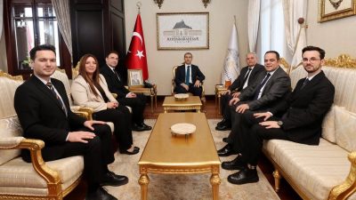 TV3 yöneticileri, Afyonkarahisar Valisi Dr. Naci Aktaş’a hayırlı olsun ziyaretinde