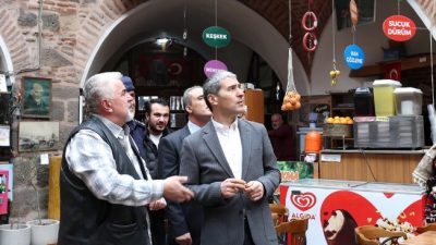   Afyonkarahisar Valisi Dr. Naci Aktaş, kentin eski yerleşim alanlarından