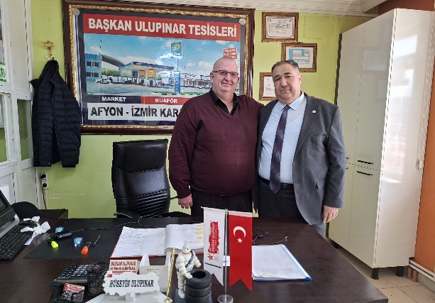 İYİ Parti Afyonkarahisar İl Başkanı Muhammet Mısırlıoğlu, İl Sekreteri Şaban