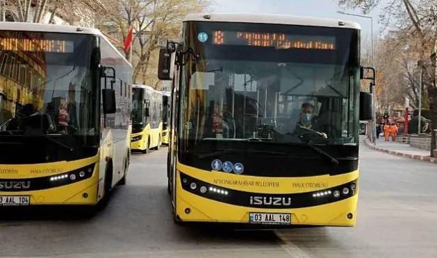 BAYRAMDA BELEDİYE OTOBÜSLERİ ÜÇRETSİZ OLACAK Afyonkarahisar Belediyesi, vatandaşların bayram ziyaretlerini