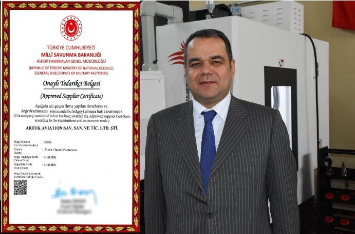   Afyonkarahisar merkezli Artuk Aviation, savunma sanayisinde dikkat çeken bir