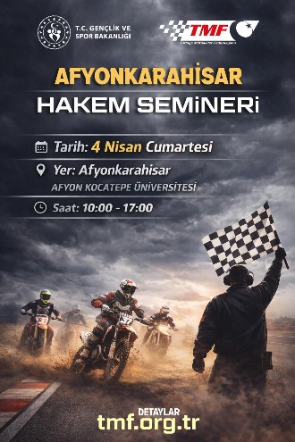   Afyonkarahisar Gençlik ve Spor İl Müdürlüğü ile Türkiye Motosiklet