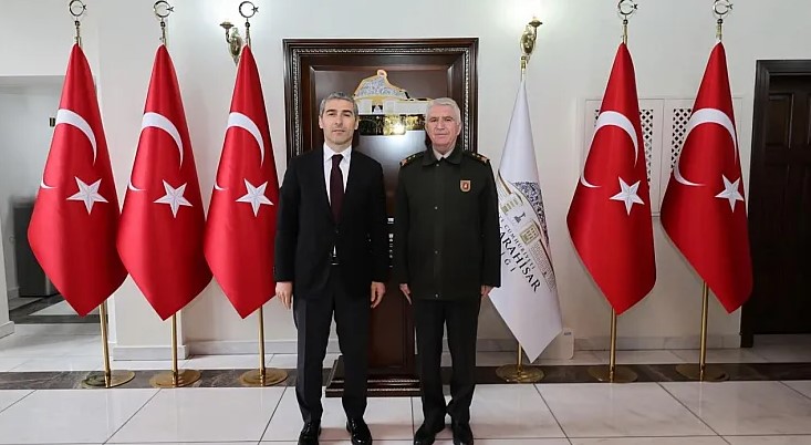 Kara Kuvvetleri Komutanlığı Lojistik Komutanı Tümgeneral Sinan Eren, Afyonkarahisar Valisi