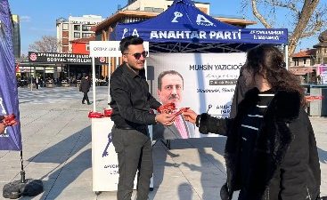 Anahtar Parti İl Başkanlığı olarak, gençlik kollarımızın kıymetli katkılarıyla, aziz
