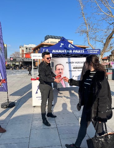 Anahtar Parti İl Başkanlığı olarak, gençlik kollarımızın kıymetli katkılarıyla, aziz