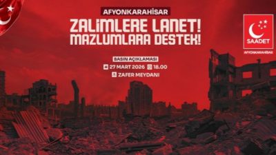   Saadet Partisi Afyonkarahisar İl Başkanı Beytullah Karataş, sosyal medya