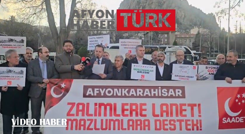 ZALİMLERE LANET, MAZLUMLARA DESTEK” – Afyonhaberturk Tarafsız, Objektif ve Etkili Afyon Haber Portalı Bugün burada sadece bir basın açıklaması yapmak için değil; başta