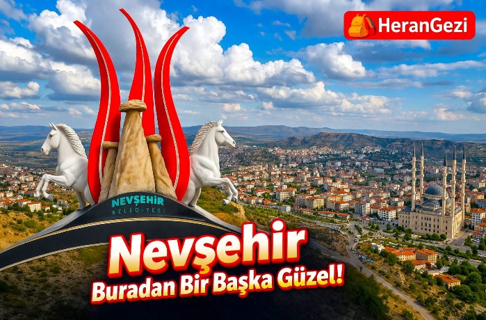 Kapadokya’nın ünlü turistik merkezleri Göreme, Avanos ve Ürgüp dışında, Nevşehir