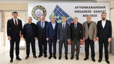 Afyonkarahisar Valisi Dr. Naci Aktaş, Organize Sanayi Bölgesi Yönetim Kurulu Başkanı
