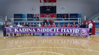 8 Mart Dünya Kadınlar Günü kapsamında düzenlenen voleybol müsabakaları, Prof.