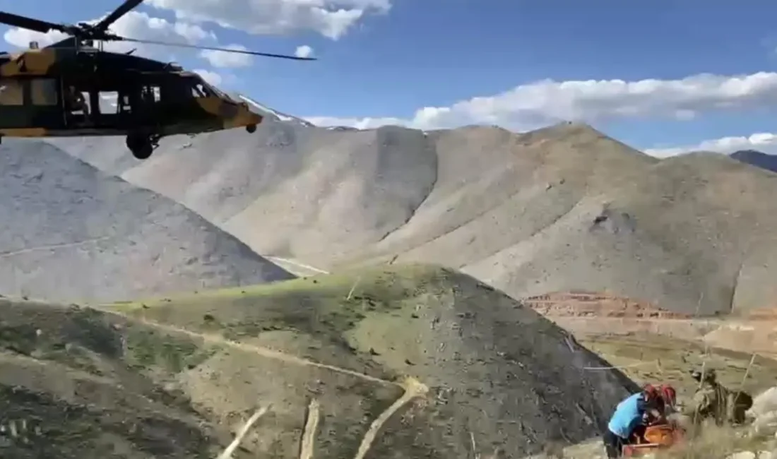 Son dakika bilgilerine göre, Dağda mahsur kalan vatandaş için zorlu