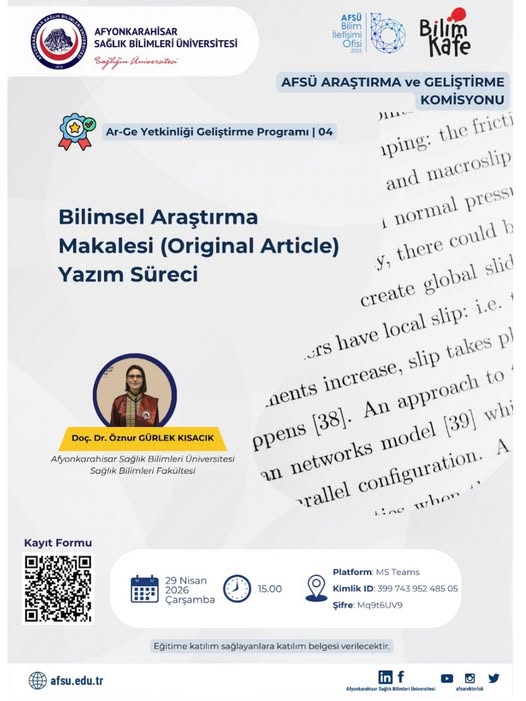 Tüm gözlerin çevrildiği bu gelişmede, Afyonkarahisar Sağlık Bilimleri Üniversitesi (AFSÜ),