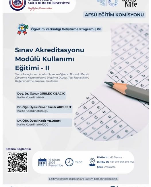 Son dakika bilgilerine göre, AFSÜ Akademisyenleri İçin Kritik Eğitim Programı
