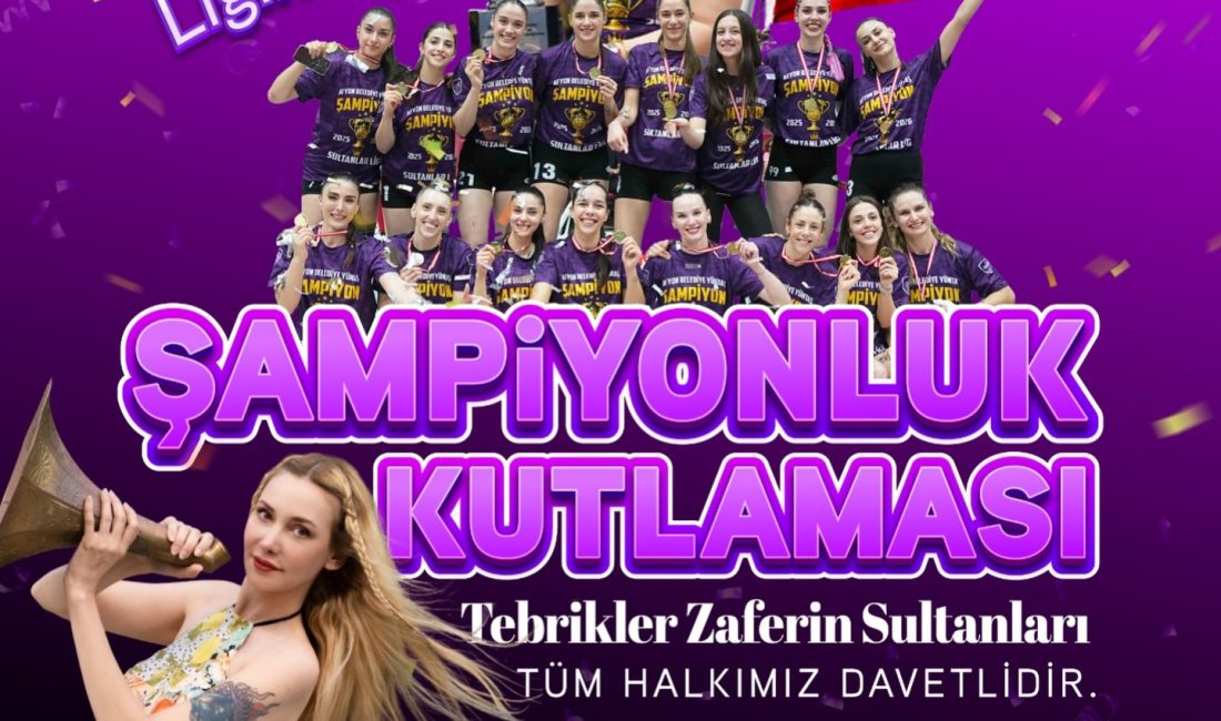 Afyon Zaferin Sultanları’na Gökçe Gökçen’li Kutlama Tüm gözlerin çevrildiği bu gelişmede, Şampiyonluk coşkusu Gökçe Gökçen ile