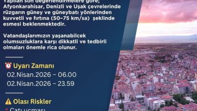 Yetkili kaynaklardan gelen bilgilere göre, Meteorolojiden 3 İl İçin Kuvvetli