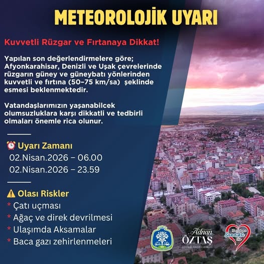 Yetkili kaynaklardan gelen bilgilere göre, Meteorolojiden 3 İl İçin Kuvvetli