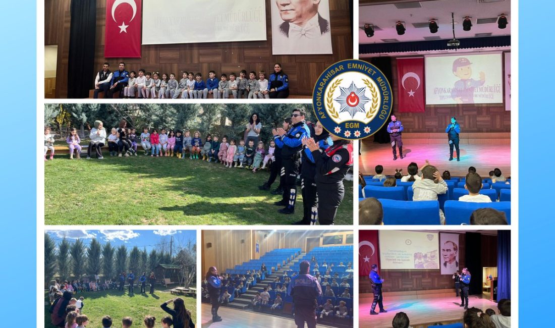Afyonkarahisar’da Minik Öğrencilere Polislik Mesleği ve Güvenlik Eğitimi Yetkili kaynaklardan gelen bilgilere göre, Afyonkarahisar’da Çocuklara Yönelik Güvenlik Eğitimleri