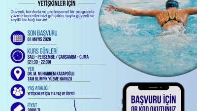 Merakla takip edilen bu gelişmede, Afyonkarahisar’da yetişkinler yüzme öğrenme fırsatı