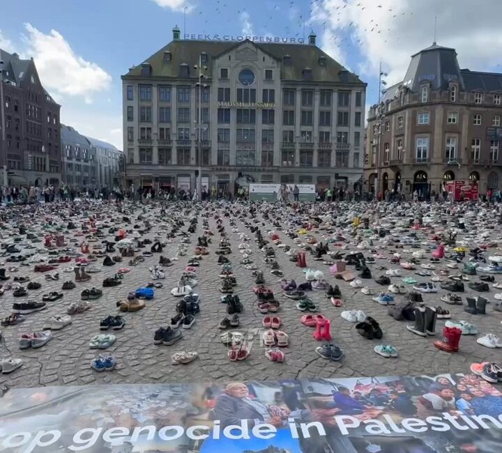 Amsterdam’da İsrail Saldırılarında Ölen Filistinli Çocuklar ve Gazeteciler Anıldı Yapılan açıklamalar doğrultusunda, Amsterdam’da Duygusal Anma Töreni Hollanda’nın başkenti Amsterdam’da