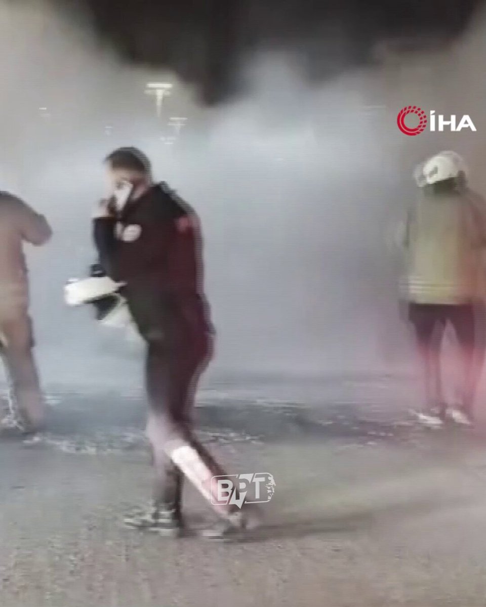 Yetkili kaynaklardan gelen bilgilere göre, Elektrikli araç yangını komşu araca