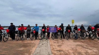 Tüm gözlerin çevrildiği bu gelişmede, Bisikletçilerden Kalp Sağlığı Mesajı Samsun’da