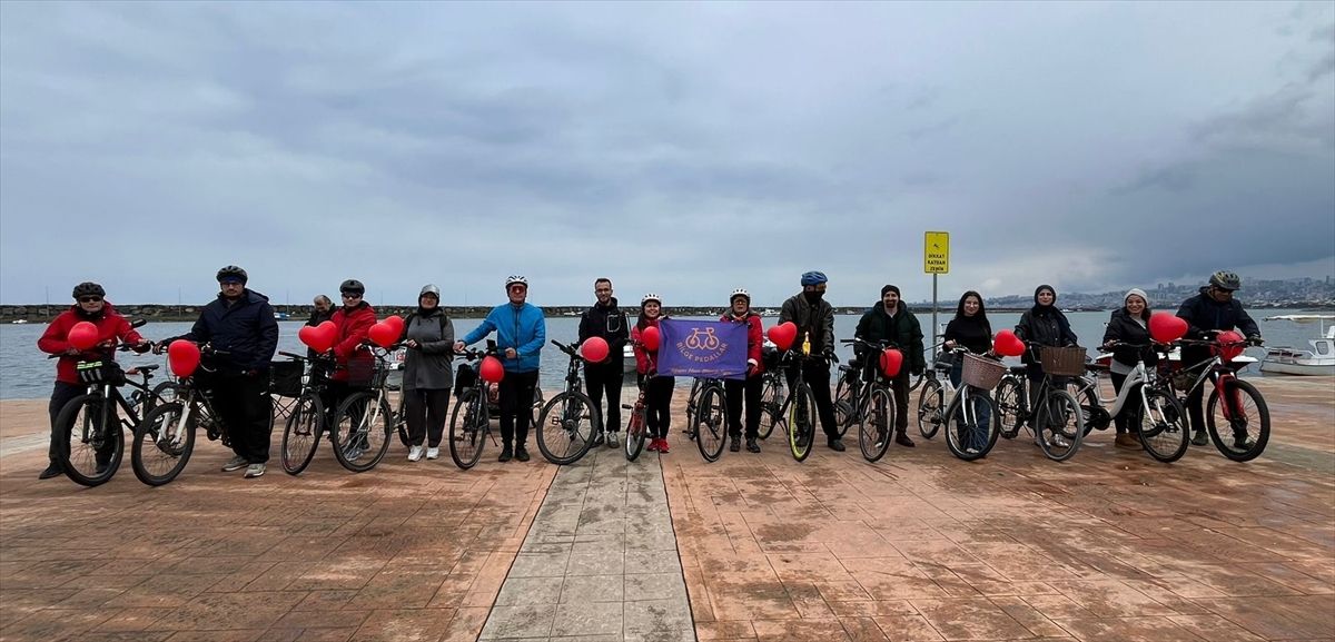 Tüm gözlerin çevrildiği bu gelişmede, Bisikletçilerden Kalp Sağlığı Mesajı Samsun’da