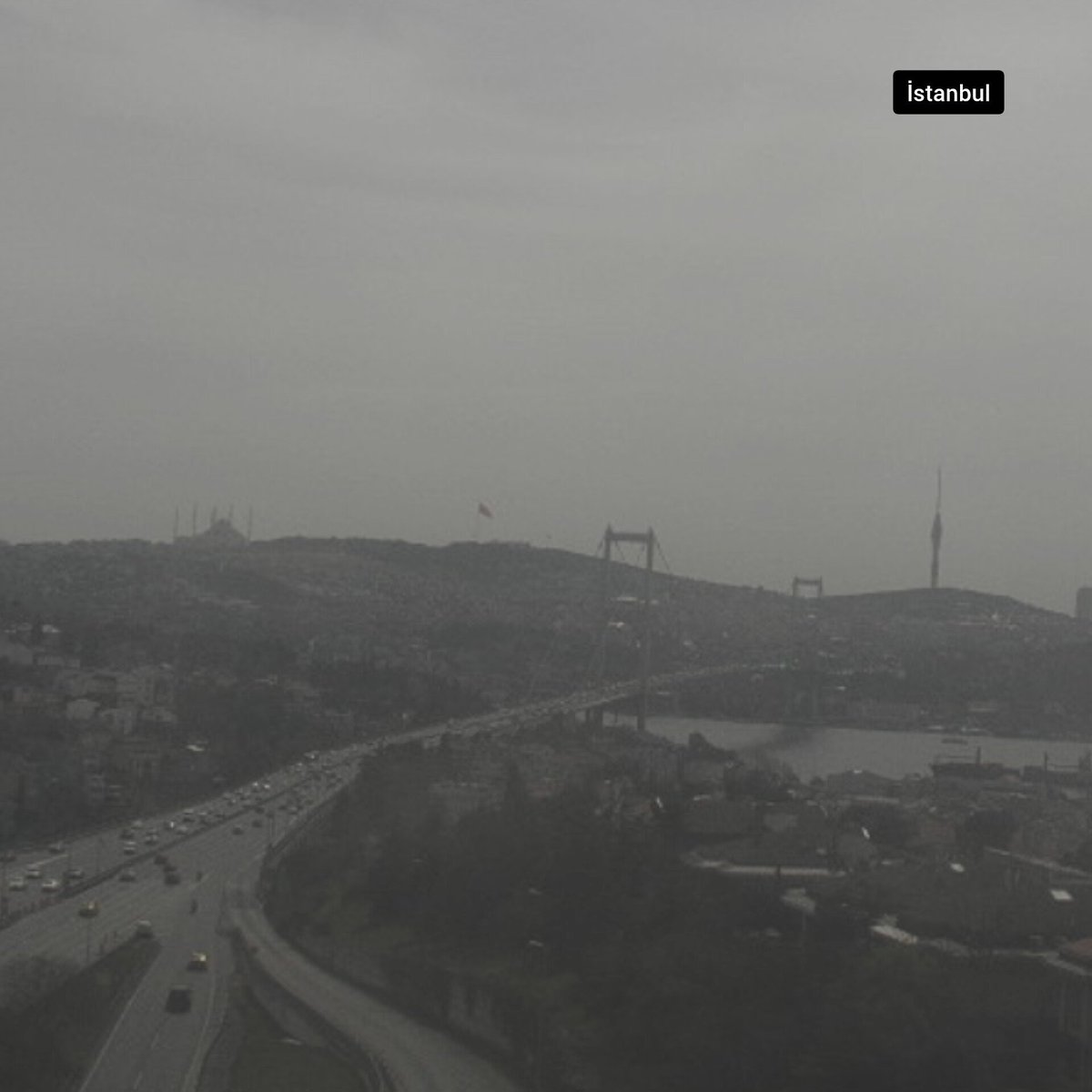 Son dakika bilgilerine göre, Çöl Tozu İstanbul Semalarında Kuzey Afrika’dan