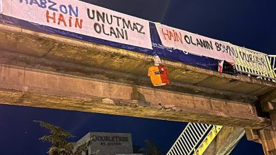 Tüm gözlerin çevrildiği bu gelişmede, Üst Geçitte Dikkat Çeken Görüntü