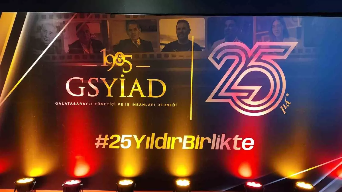 Merakla takip edilen bu gelişmede, GSYİAD 25. GSYİAD 25. Yıl